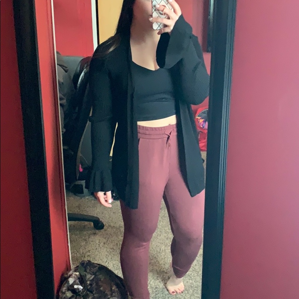 Super cute, comfy black cardigan!